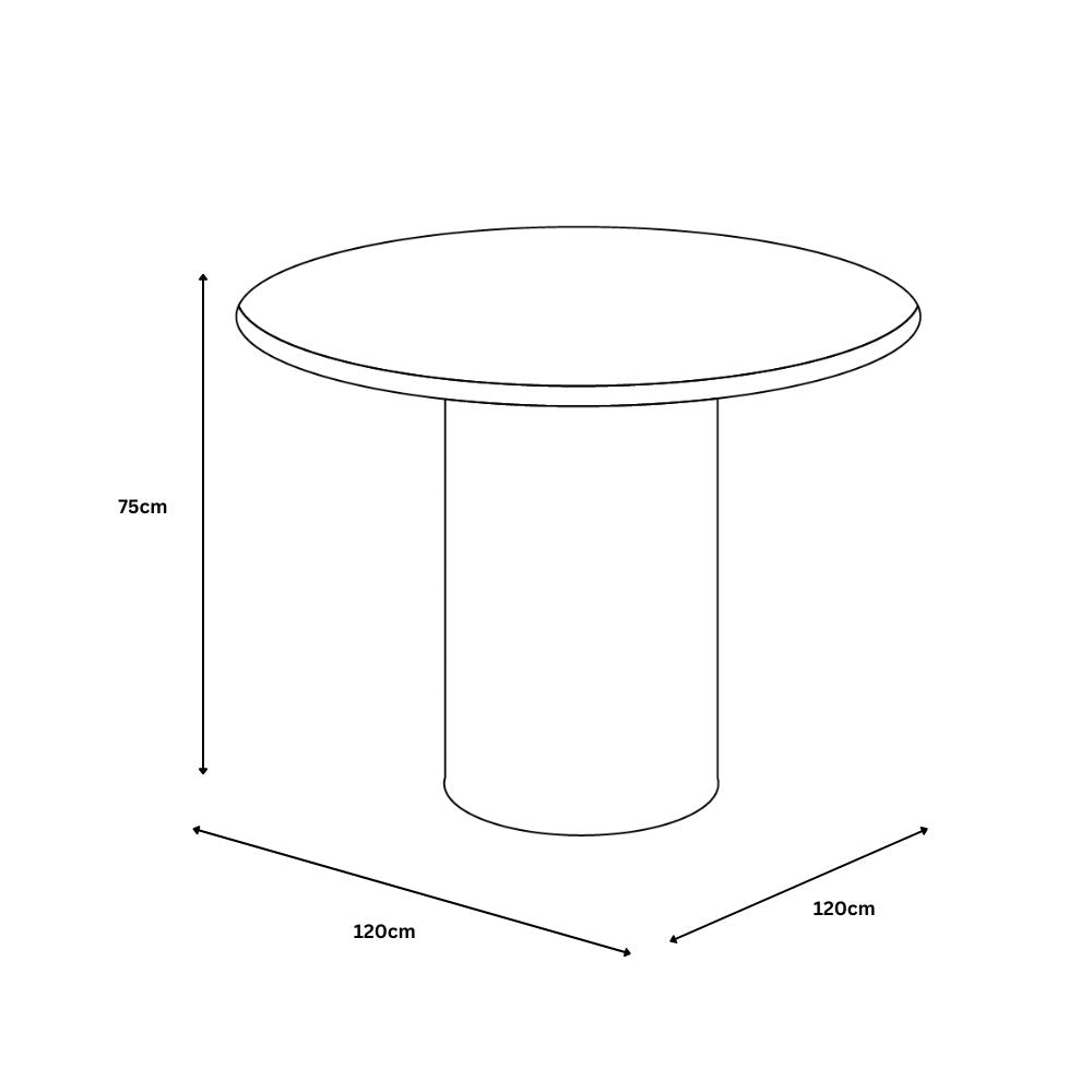 Paros Round Dining Table