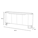 Rio 4 Door Sideboard