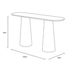 Rosso Console Table