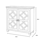 Russell Grey 2 Door Chest