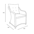 Cannes 7pc Rectangular Dining Set
