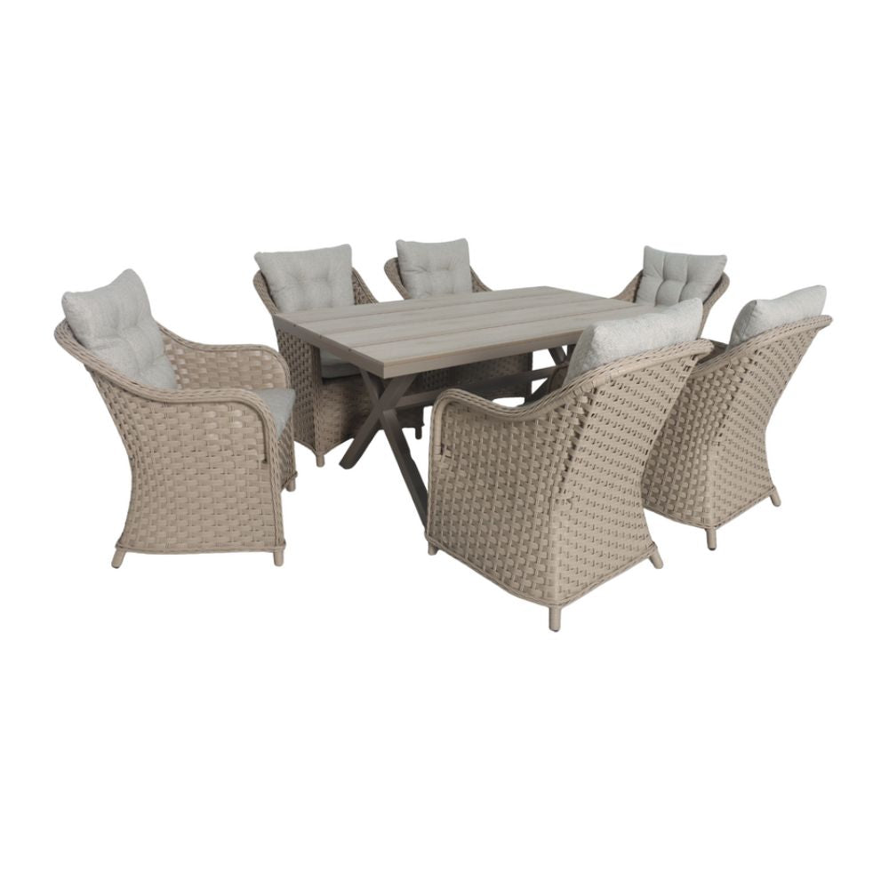 Cannes 7pc Rectangular Dining Set