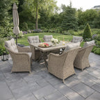 Cannes 7pc Rectangular Dining Set