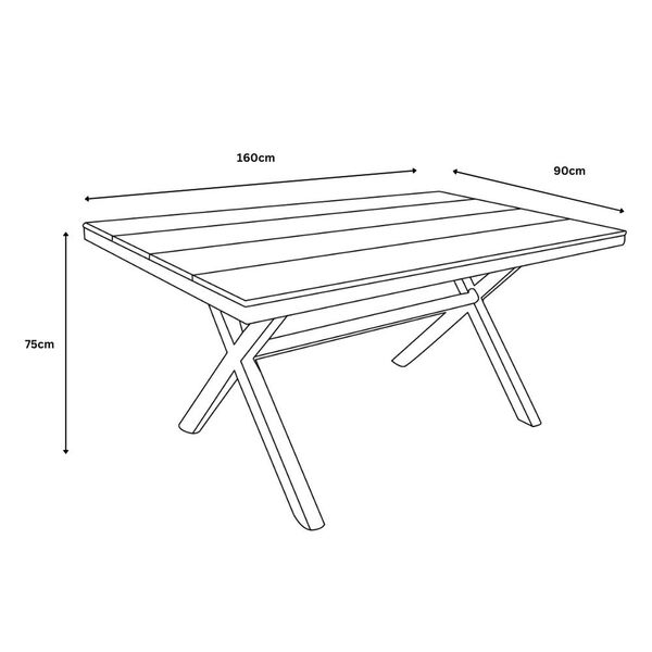 Cannes 7pc Rectangular Dining Set