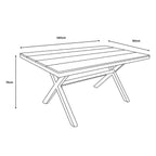 Cannes 7pc Rectangular Dining Set