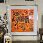 Embroidered Horse Art (Left)