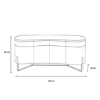Santiago 4 Door Sideboard - Ivory