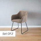Stork Dining Chair Charcoal (Set of 2)