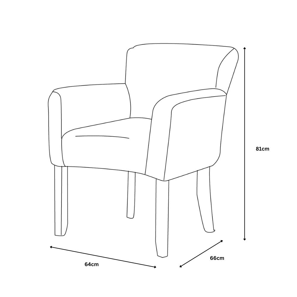 Faux Sheepskin White Tub Chair