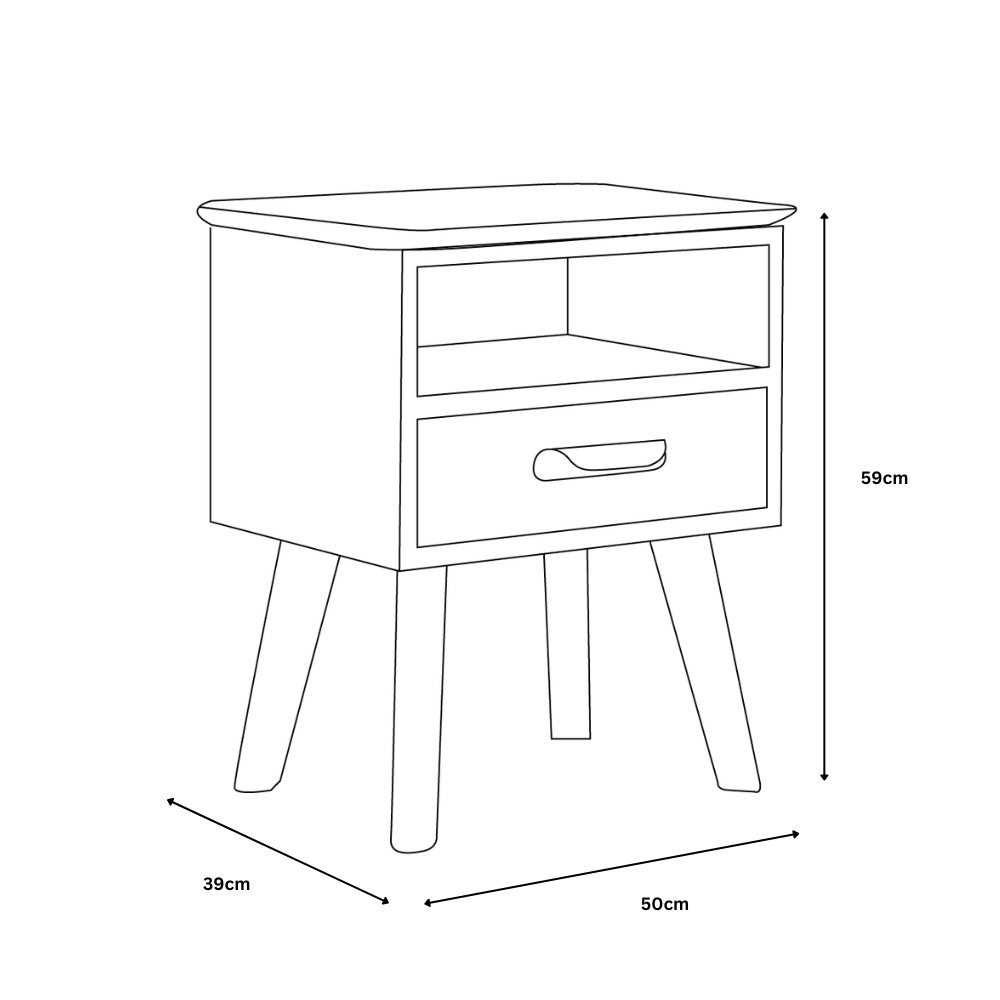 Soho 1 Drawer End Table