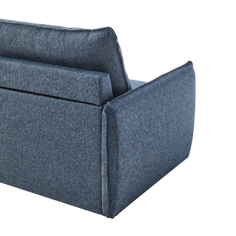 Eccles 3 Seater Sofa Bed in Denim Blue