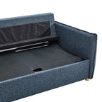 Eccles 3 Seater Sofa Bed in Denim Blue
