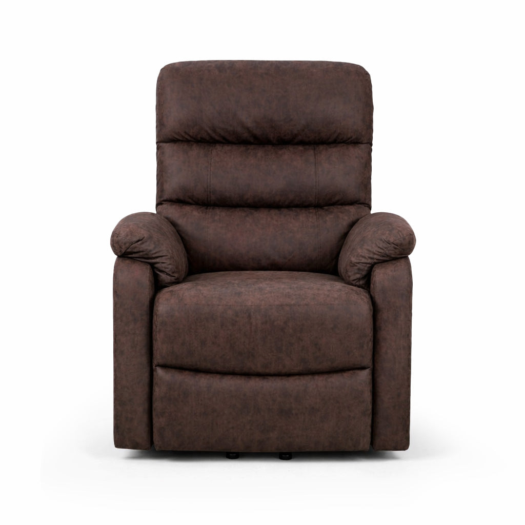 Taylor Recliner Chair - Leather Air - Antique Brown