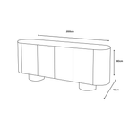 Tucson 4 Door Sideboard