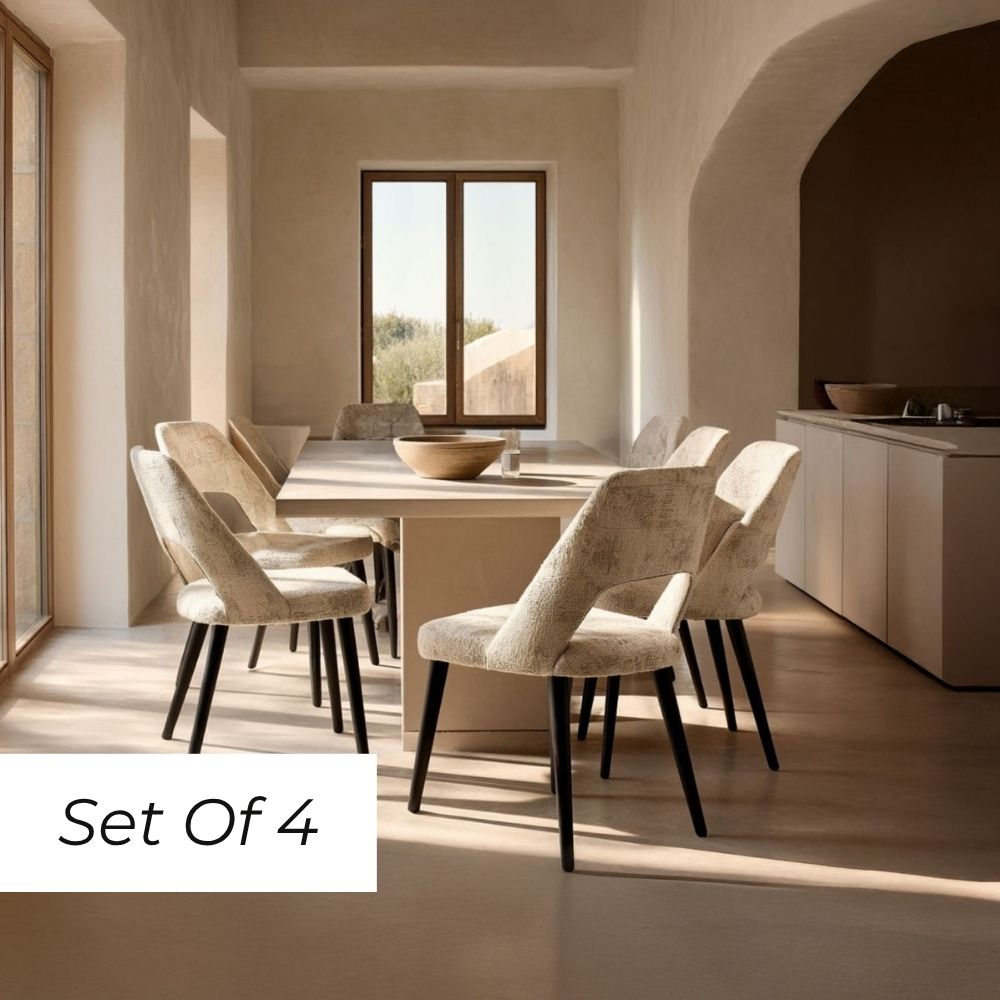 Viola Dining Chair - Silver / Grey  (Set of 4)