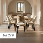 Viola Dining Chair - Silver / Grey  (Set of 6)