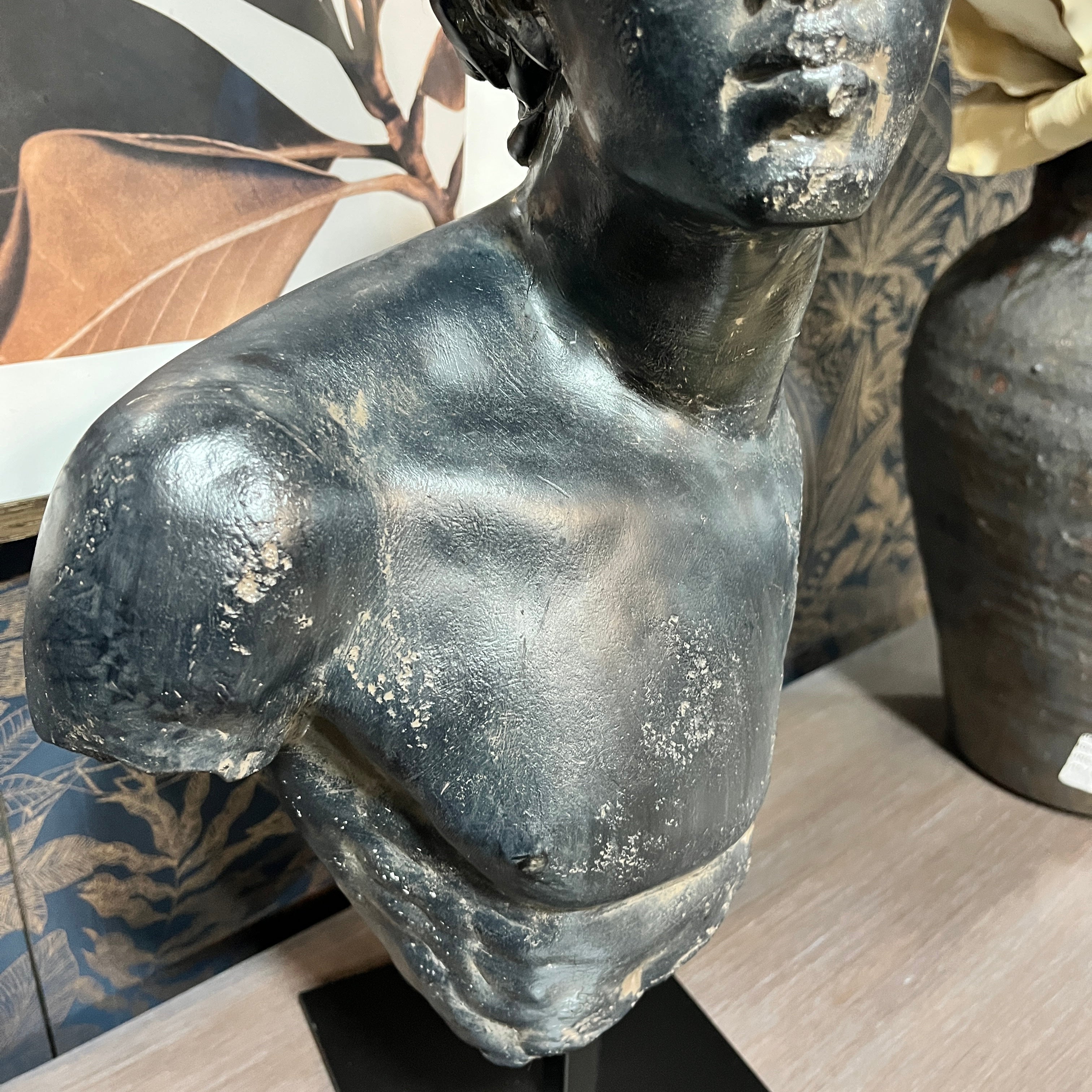 Male Bust Statue