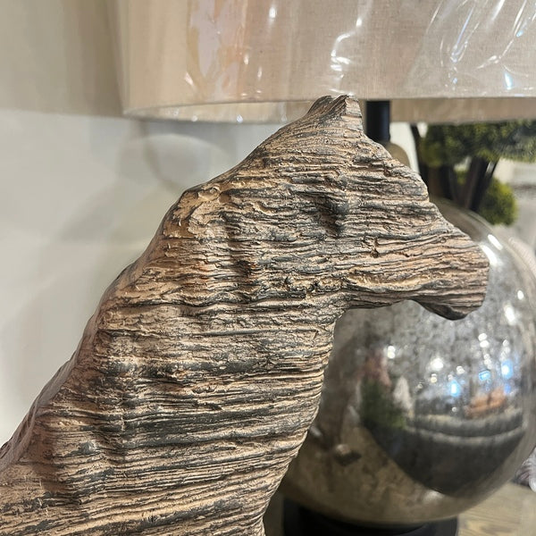 Wooden Horse Statue