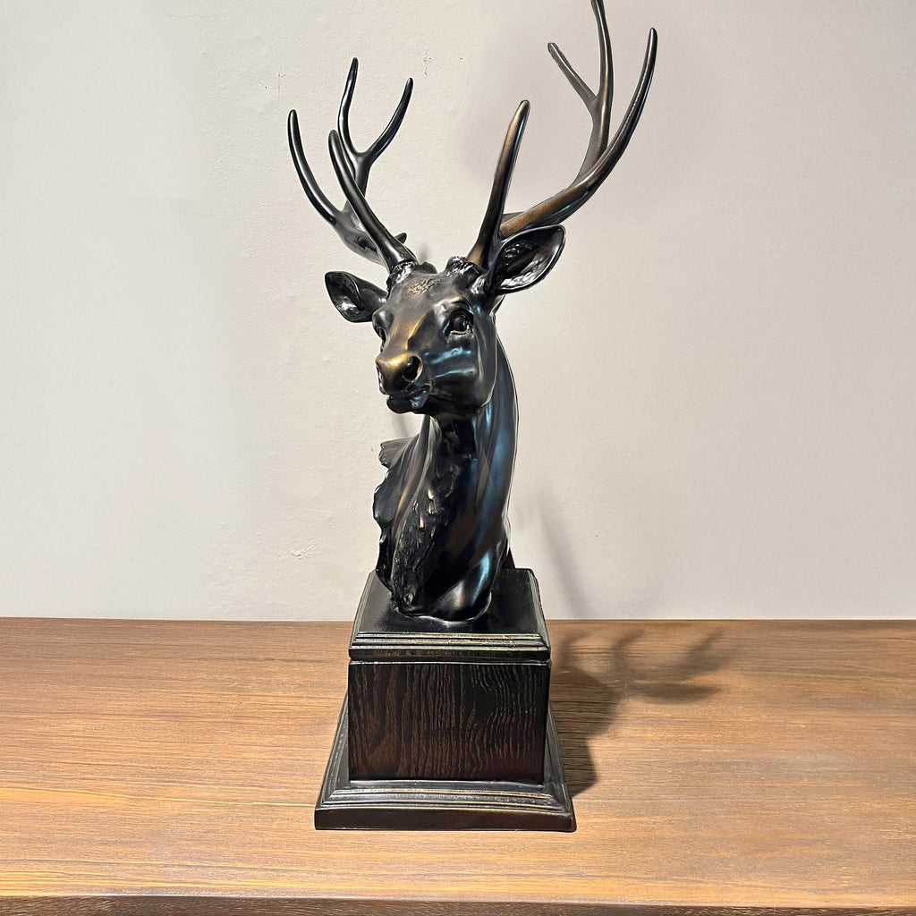 Stags Head Statue