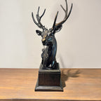 Stags Head Statue