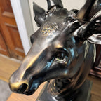 Stags Head Statue