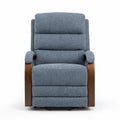 Westin Lift & Tilt Cream Recliner Chair Denim Blue