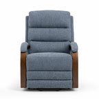 Westin Lift & Tilt Cream Recliner Chair Denim Blue