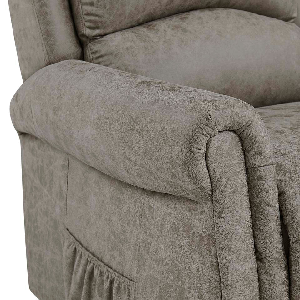 Willis Dual Motor Lift & Tilt Recliner Chair - Truffle