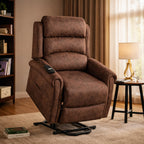 Willis Dual Motor Lift & Tilt Recliner Chair - Antique Brown