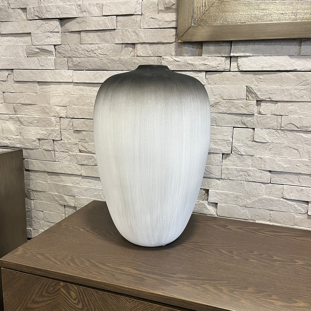 Ceramic Black & White Vase