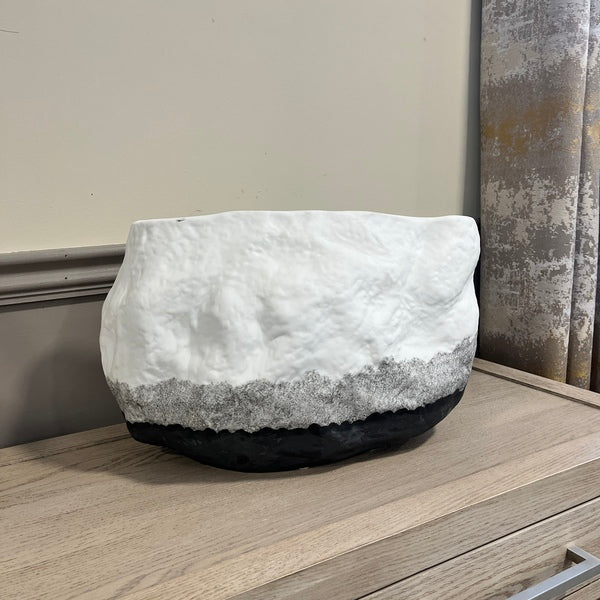 Ceramic Black Grey White Bowl