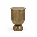 Antique Brass Storage Table