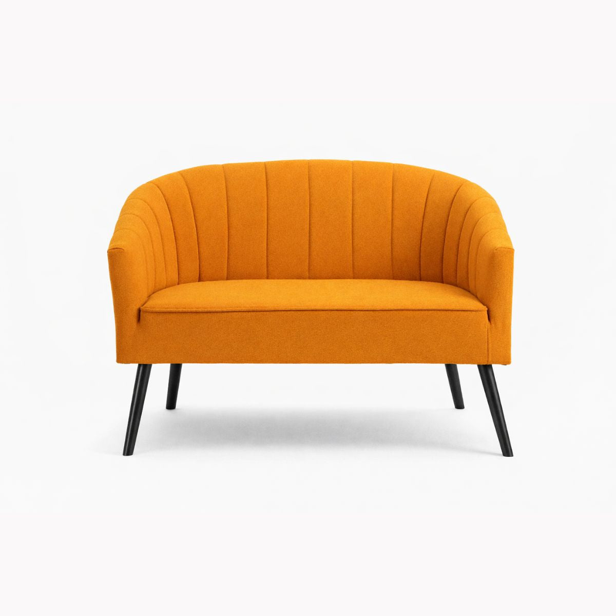 Arlo Mustard Velvet 2 Seater Sofa