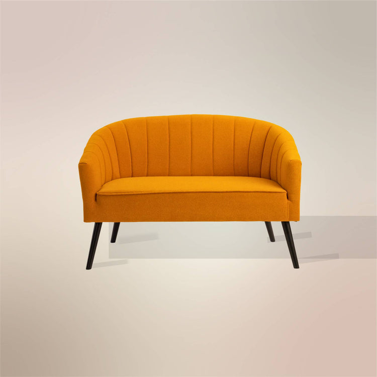 Arlo 2 Seater Sofa - Mustard - Orchard Home