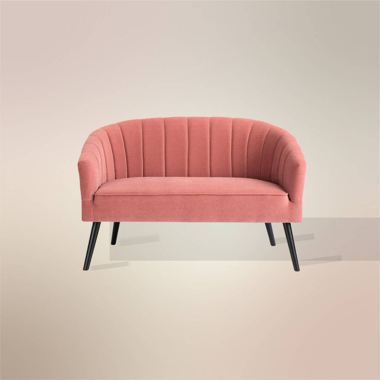 Arlo 2 Seater Sofa - Pink - Orchard Home