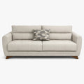 Aykon 3 Seater Cream Sofa