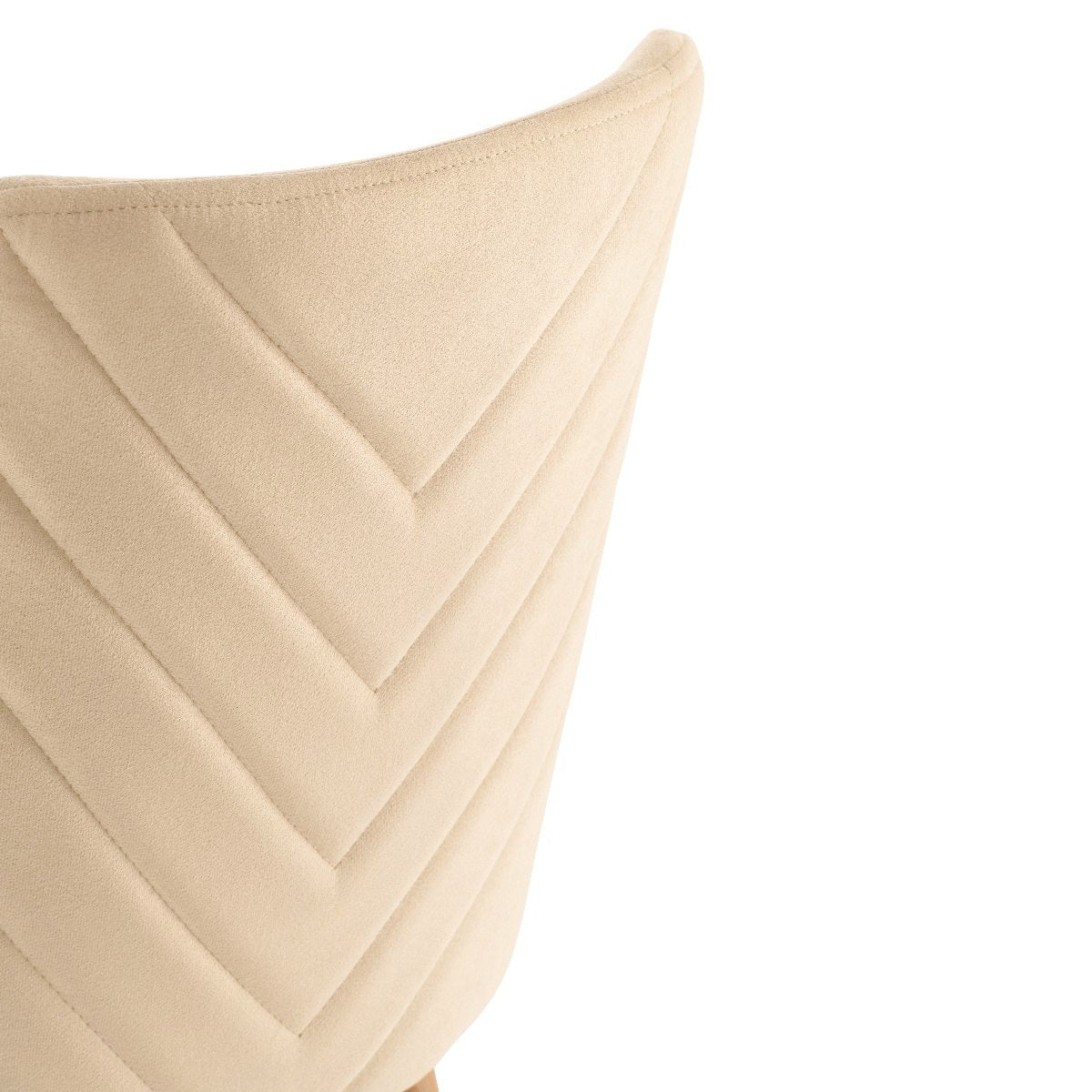 Zara Dining Chair - Beige / Walnut (Set of 4)