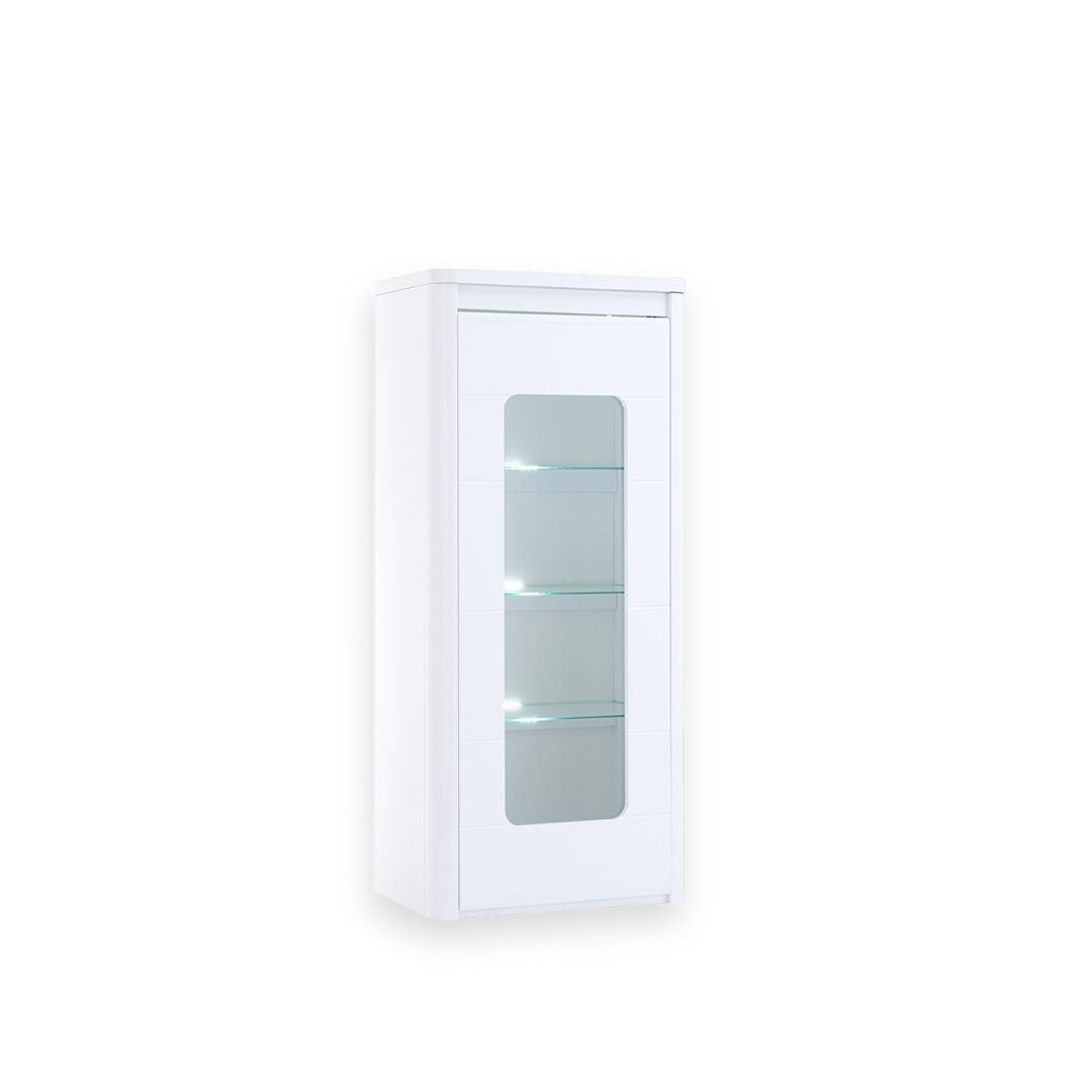 Bellini 1 Door White Gloss Cabinet