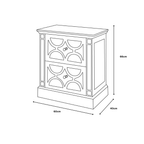 Blakely Grey Rectangular End Table