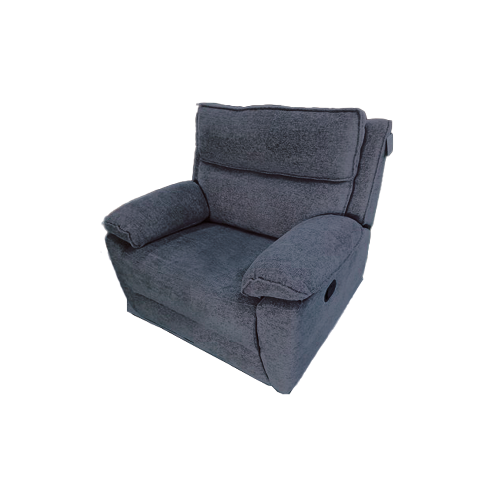 Midtown Recliner Chair in Dark Grey