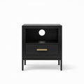 Brixton Black 1 Drawer End Table