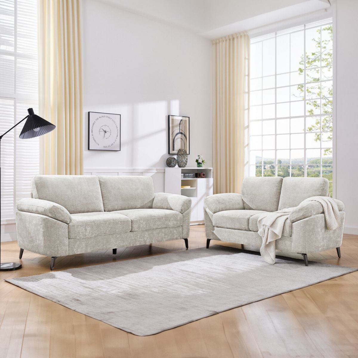 Camden 2 Seater in Cream