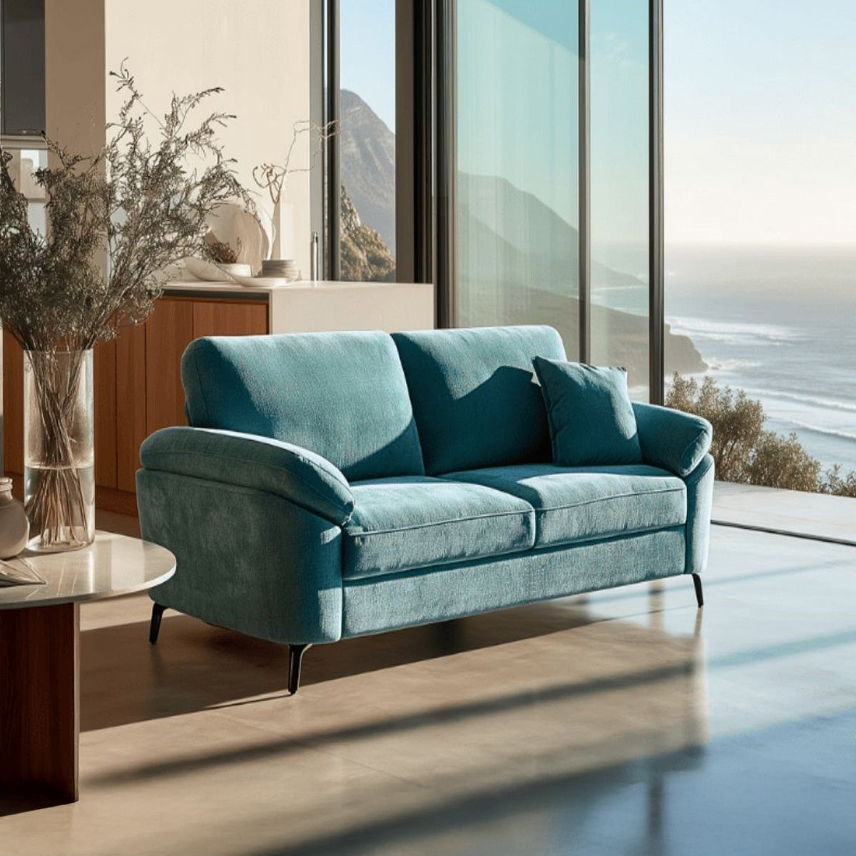 Camden 2 Seater in Teal