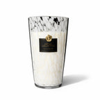 Large White Confetti Candle