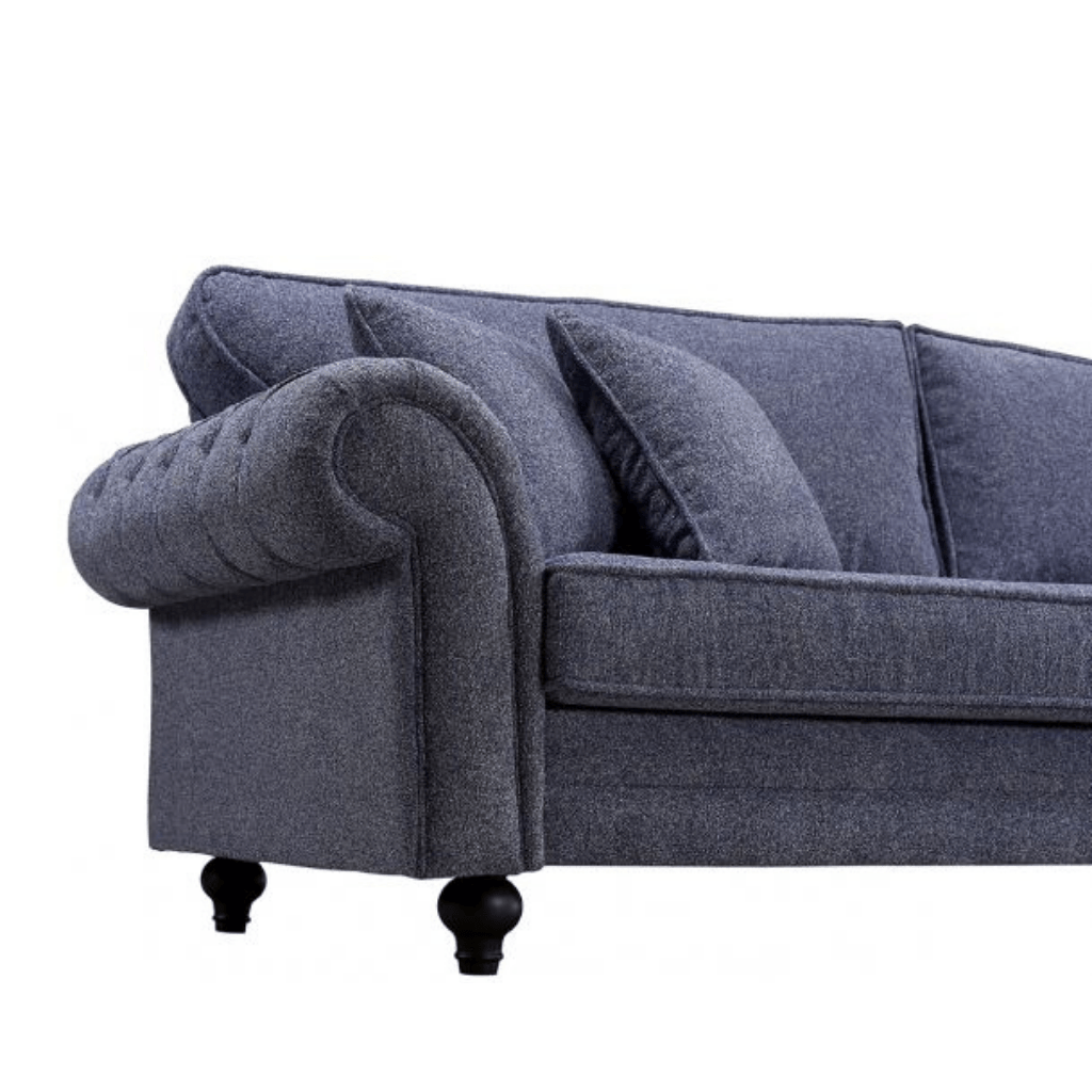 Chelsea 4 Seater Blue Sofa
