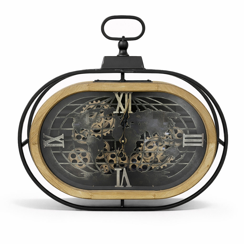 Oval Clogs Clock