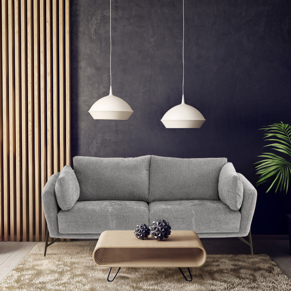 Hilton Dark Grey 2 Seater Sofa