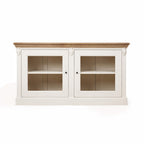 Cornwall 2 Door Antique White/ Oak Chest