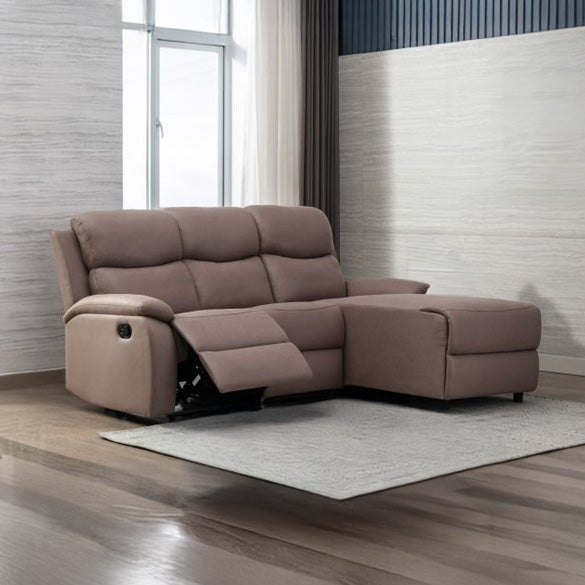 Crosby Corner Recliner Sofa - Right - Nutmeg