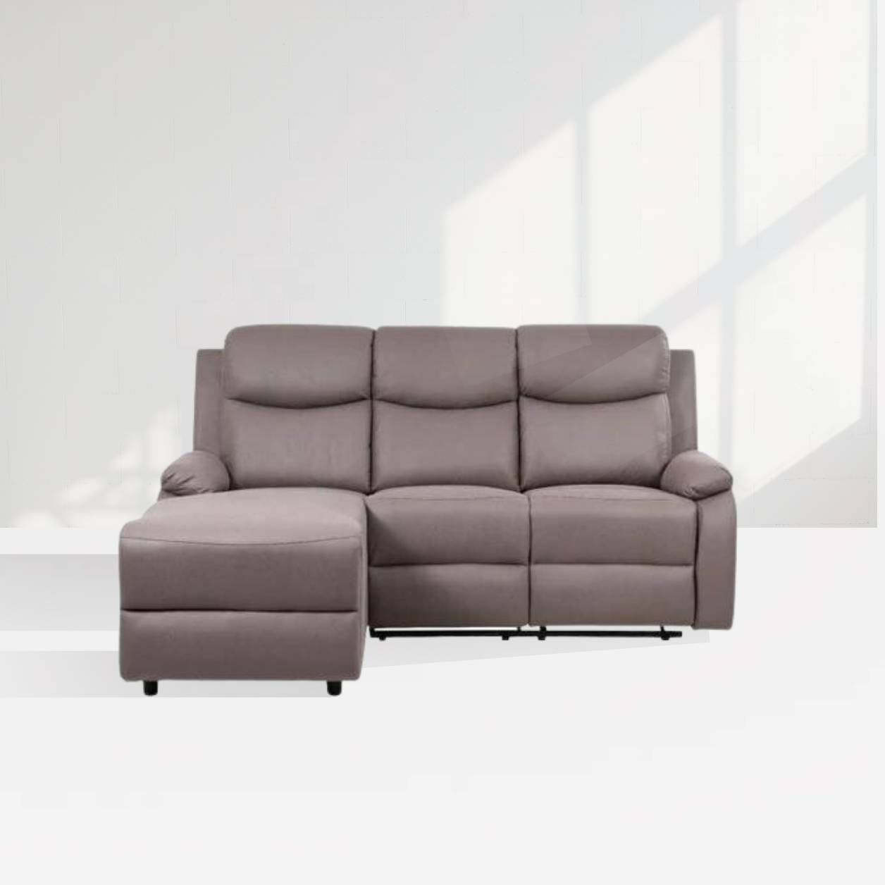 Crosby Corner Recliner Sofa - Left - Nutmeg